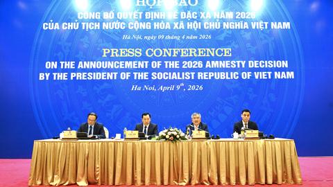 Công bố quyết định đặc xá năm 2026 của Chủ tịch nước