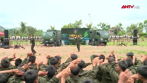 "Tiếp lửa thao trường": Nơi miền gió Lào