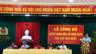 Lễ công bố quyết định đặc xá năm 2026 