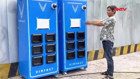Bắt giữ người đập phá hàng loạt tủ đổi pin xe điện ở TP.HCM