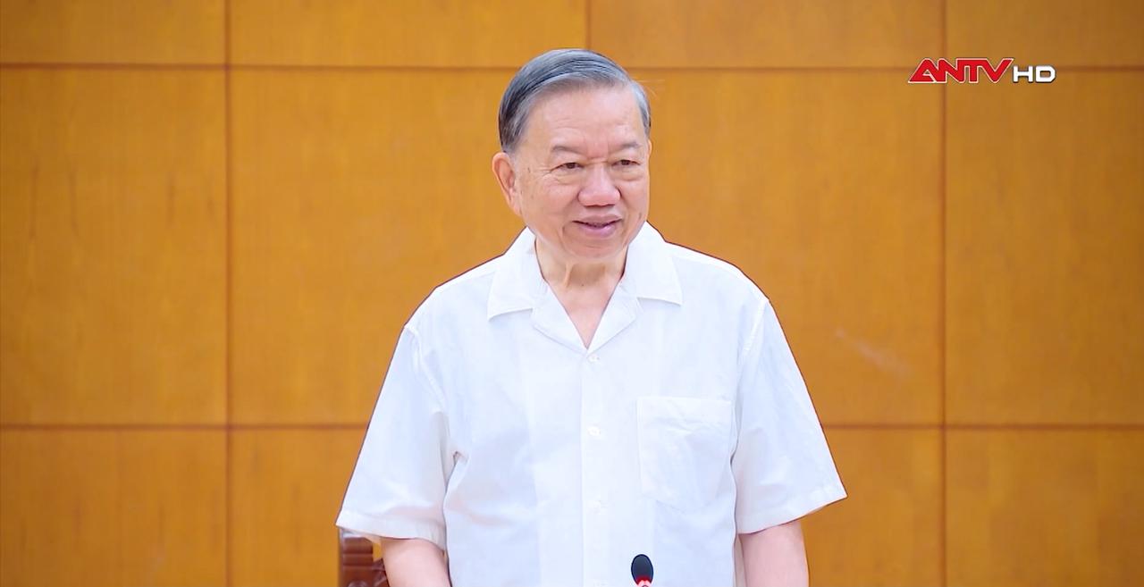 Tổng Bí thư, Chủ tịch nước Tô Lâm làm việc với Đảng ủy Công an Trung ương 