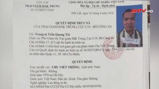 Truy nã phạm nhân bỏ trốn khi đang điều trị 