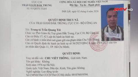 Truy nã phạm nhân bỏ trốn khi đang điều trị 