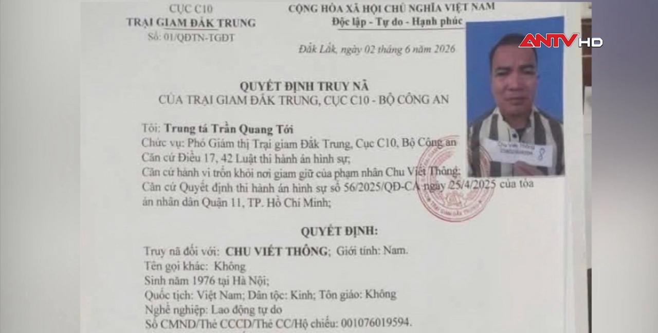 Truy nã phạm nhân bỏ trốn khi đang điều trị 