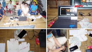 Triệt phá đường dây đá gà trực tuyến trong chòi lá