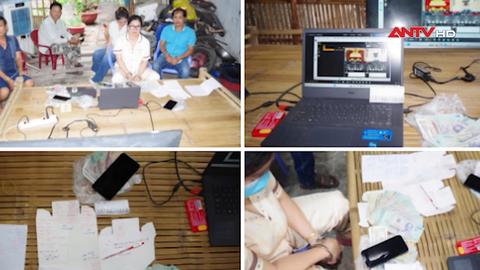 Triệt phá đường dây đá gà trực tuyến trong chòi lá