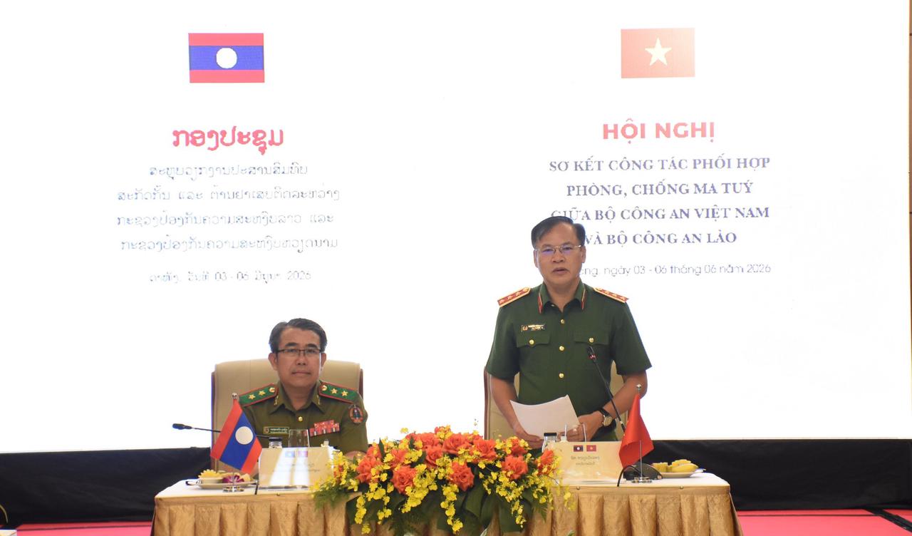 Việt Nam - Lào tăng cường phối hợp đấu tranh phòng, chống tội phạm ma túy xuyên quốc gia