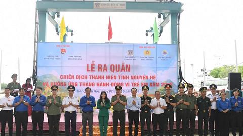 Công an thành phố Cần Thơ ra quân  tình nguyện hè năm 2026