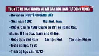 Truy tố bị can gây rối trật tự công cộng tại Hoàng Cầu