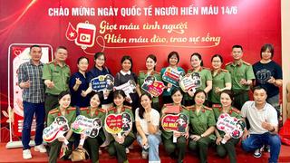  Cục Truyền thông CAND với tinh thần sẻ chia giọt máu hồng