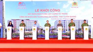 Thứ trưởng Đặng Hồng Đức dự khởi công nhà ở xã hội tại Tuyên Quang