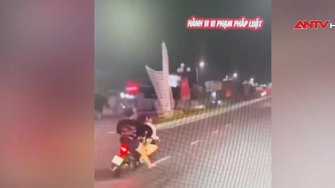 Xử phạt 3 nữ sinh và chủ phương tiện đi xe lạng lách, đánh võng 