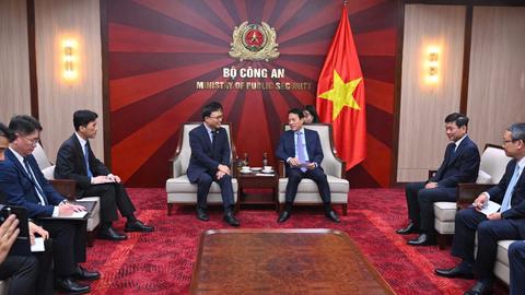 Bộ trưởng Lương Tam Quang tiếp Đại sứ Hàn Quốc 