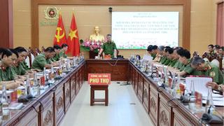 Thứ trưởng Nguyễn Ngọc Lâm làm việc với Công an tỉnh Phú Thọ