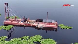 Triệt phá ổ nhóm khai thác cát trái phép quy mô lớn