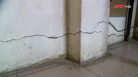 Những vết nứt sau bức tường công trình