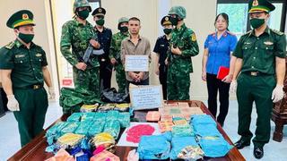 Chặn bắt vụ vận chuyển 27kg ma túy tại địa bàn biên giới