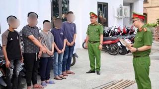 Hẹn đánh nhau qua TikTok, 10 thanh thiếu niên bị xử lý