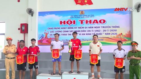 Hội thao chào mừng Ngày truyền thống lực lượng Cảnh sát nhân dân