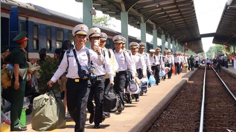 Ngành đường sắt giảm 30% giá vé cho chiến sĩ Trường Sa