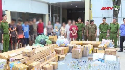 Triệt phá đường dây ma túy, thu giữ hơn 1 tấn tang vật