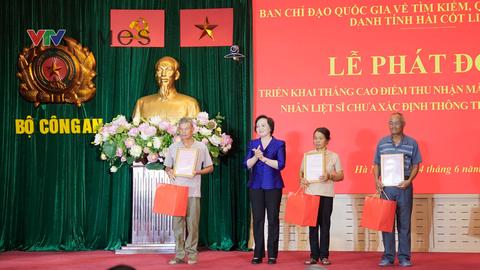 Cao điểm thu nhận mẫu ADN thân nhân liệt sĩ chưa xác định thông tin