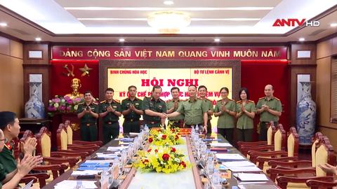 Ký quy chế phối hợp giữa Bộ Tư lệnh Cảnh vệ và Binh chủng Hóa học