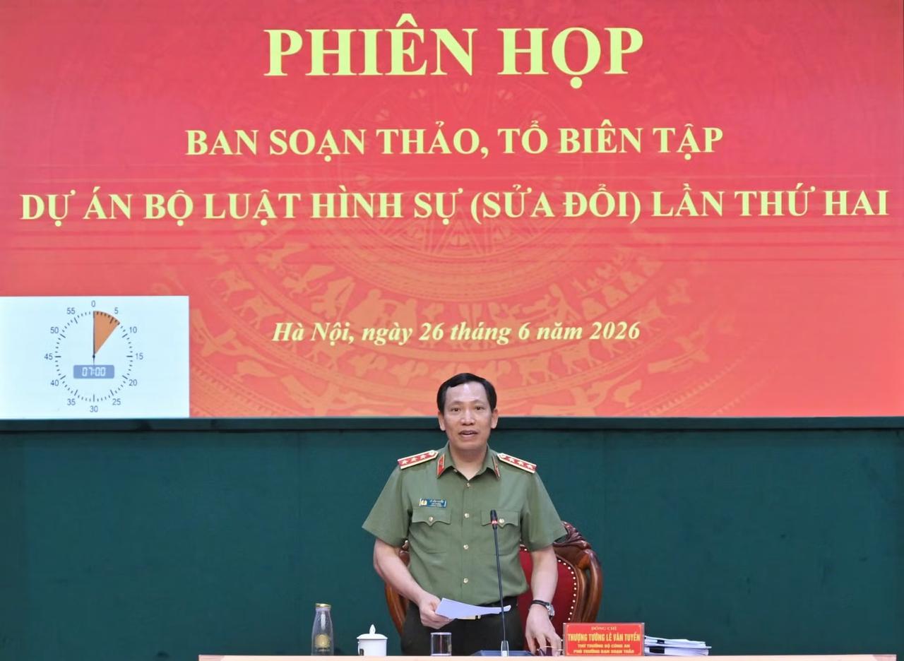 Xây dựng Bộ luật Hình sự (sửa đổi) bảo đảm chất lượng, khả thi