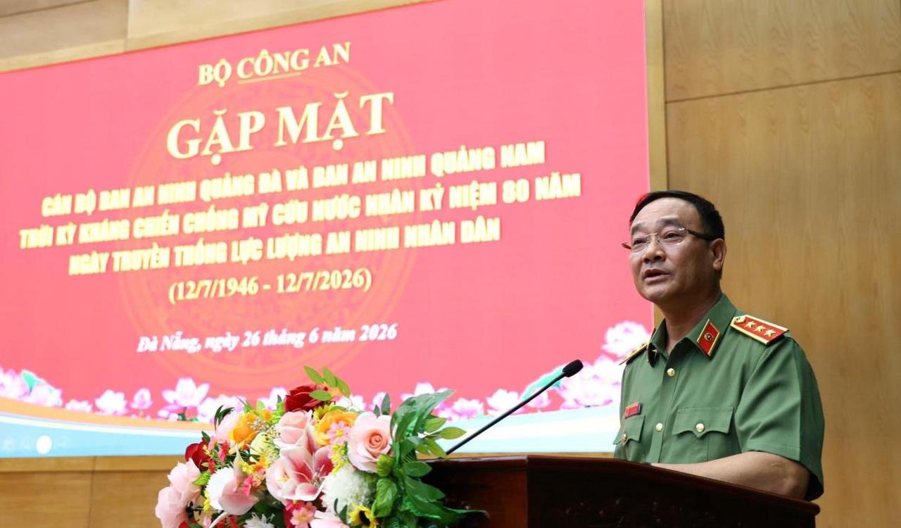 Bộ Công an gặp mặt cán bộ an ninh Quảng Đà, an ninh Quảng Nam