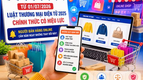 Từ 1/7, Luật Thương mại điện tử có hiệu lực
