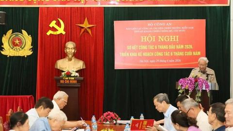 Ban liên lạc Công an chi viện chiến trường miền Nam sơ kết công tác 6 tháng