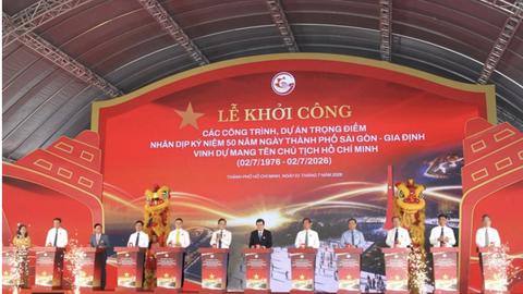 TP.HCM khởi công 8 dự án trọng điểm chào mừng 50 năm Thành phố vinh dự mang tên Bác