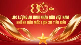 80 năm lực lượng An ninh nhân dân Việt Nam: Những dấu mốc lịch sử tiêu biểu