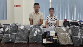 Triệt phá đường dây sản xuất áo thun giả mạo nhãn hiệu