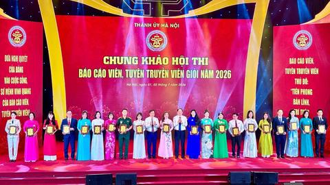 Chung khảo Hội thi báo cáo viên giỏi năm 2026 
