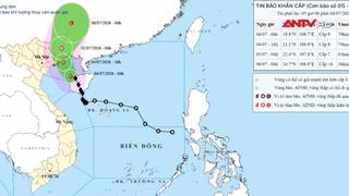 Tin bão khẩn cấp, cơn bão số 1