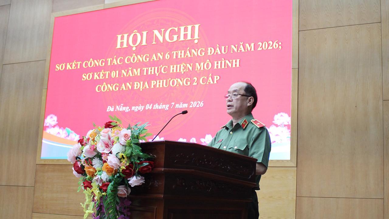 Công an thành phố Đà Nẵng sơ kết công tác 6 tháng đầu năm 2026