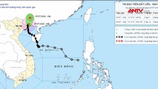 Cập nhật biễn biến bão số 1