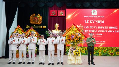 Công an tỉnh Thanh Hóa kỷ niệm 80 năm Ngày truyền thống lực lượng An ninh nhân dân