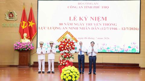 Công an tỉnh Phú Thọ kỷ niệm 80 năm Ngày truyền thống lực lượng An ninh nhân dân