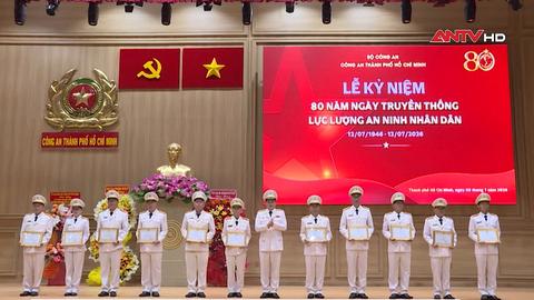 Công an TP.HCM kỷ niệm 80 năm ngày truyền thống lực lượng An ninh nhân dân