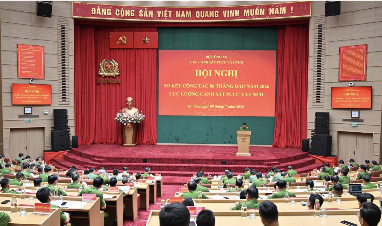 Lực lượng Cảnh sát PCCC và CNCH sơ kết công tác 6 tháng đầu năm