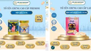 Thu hồi 27 sản phẩm nước yến giả 