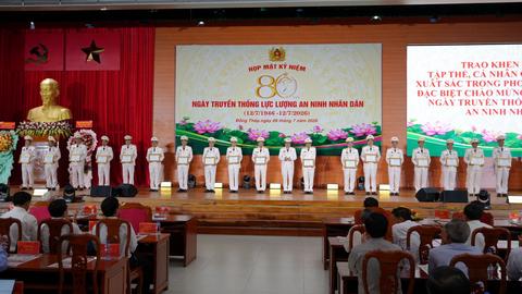 Công an Đồng Tháp họp mặt kỷ niệm 80 năm truyền thống lực lượng An ninh nhân dân