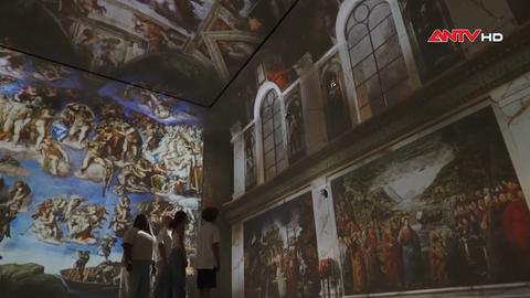Sống động kiệt tác nhà thờ Sistine bằng công nghệ 3D