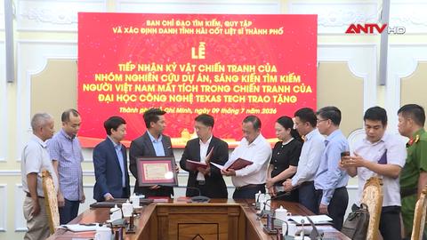 Thành phố Hồ Chí Minh tiếp nhận kỷ vật, sơ đồ và hồ sơ chôn cất liệt sĩ