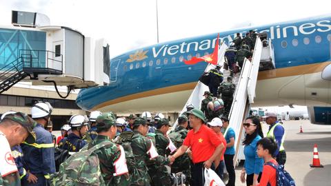 Đoàn cứu nạn cứu hộ Việt Nam tại Venezuela đã lên đường về nước
