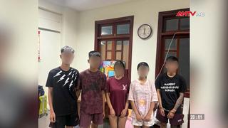 Bắt giữ nhóm thanh thiếu niên dùng hung khí cướp xe máy