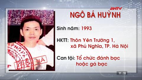 Truy nã 4 đối tượng cùng về tội tổ chức đánh bạc hoặc gá bạc