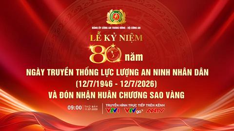 FULL chương trình: Lễ kỷ niệm 80 năm Ngày truyền thống lực lượng An ninh nhân dân